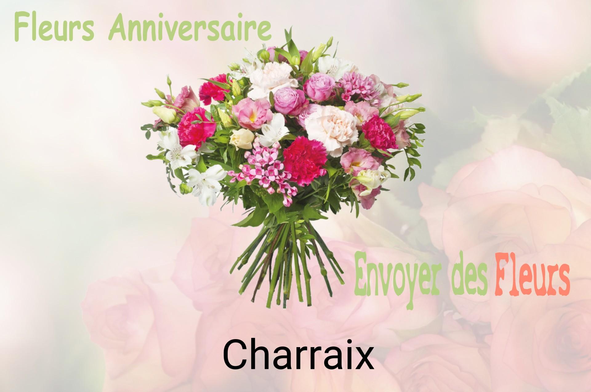 Bouquet de fleurs d’anniversaire livré à Charraix